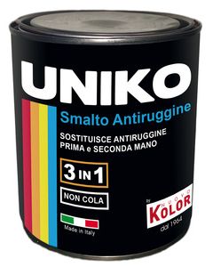 SMALTO "UNIKO" NERO OPACO  LT.0,750