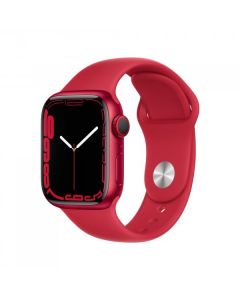 APPLE WATCH SERIES 7 GPS + CELLULAR 41MM (PRODUCT)RED ALUMINIUM CASE WITH (PRODUCT)RED SPORT BAND -