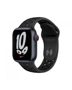 APPLE WATCH NIKE SERIES 7 GPS + CELLULAR 41MM MIDNIGHT ALUMINIUM CASE WITH ANTHRACITE/BLACK NIKE SPO